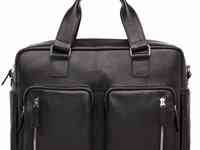 Деловая сумка большого объема kingston black