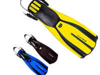 Ласты mares plana avanti x3 цвет желтый регулируемые