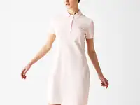 Женское платье-поло lacoste из особого хлопка piqu? slim fit