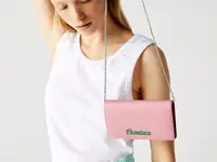 Женский мини-чехол для монет lacoste chantaco pique из кожи