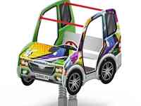 Качалка на пружине машинка ио 23.03.01-02