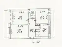 Продается улучшенная трехкомнатная квартира, Кабанбай-батыра,д.55, фотография 11