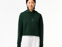 Женская толстовка lacoste loose fit с капюшоном