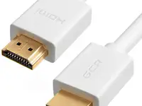 Кабель hdmi 0.5м green connection gcr-hm761-0.5m круглый белый