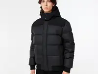 Мужская утеплённая куртка lacoste со съемным капюшоном