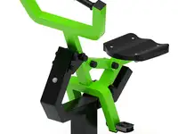 Наездник (зеленый) - уличный тренажер - ст 033-12