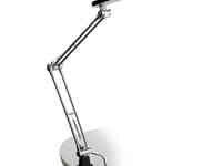 Светодиодный настольный светильник 7w 4000k на струбцине smartbuy sbl-dl-7-nwfix-silver