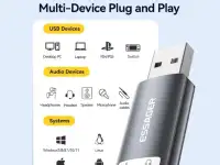 Переходник Essanger USB на 3.5  MIC, фотография 3