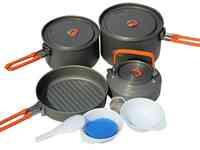 Набор посуды туристический fire-maple feast 4 из анодированного алюминия