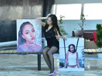 Арт портрет на холсте, фотография 8