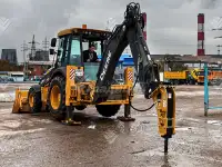 Гидромолот на экскаватор погрузчик Delta F5 южная Корея, фотография 2
