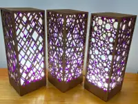 Фиолетовый Интерьерный светильник - ночник, фотография 10