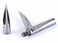 Наконечник гарпуна подводного ружья steel пиранья один лепесток, сменная головка