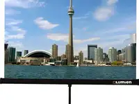 Экран напольный рулонный lumien lev-100104 127 x 127 см