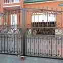 Заводские кованные ворота, изделия, фотография 2
