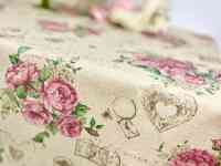 Винтажная итальянская скатерть Лэттера с тефлоновым покрытием, фотография 2