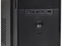 Корпус microatx exegate ba-309u2 400 вт чёрный