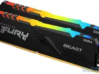 Оперативная память для компьютера kingston kingston fury beast rgb dimm 64gb