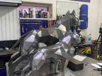 Полигональные фигуры из металла, готовые и на заказ., фотография 2