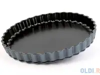 Форма для выпечки vitrinor круглая волнистая серая 27