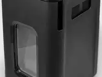 Шредер heleos ап55-4 черный с автоподачей (секр.p-4) фрагменты 400лист. 55лтр. скрепки