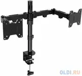 Wize [wdm2-32] настольное крепление для двух мониторов 14"-32", vesa 75x75, 100x100,