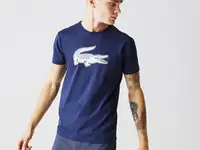 Мужская футболка lacoste с принтом