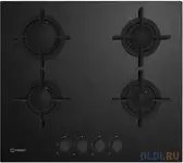 Варочная панель газовая indesit ingt 61 ic/bk черный черный