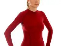 Термокофта brubeck wmn thermo bordeaux, фотография 5