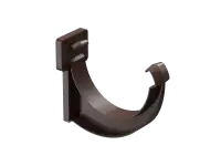 Держатель желоба кронштейн, крюк стальной; медный; ПВХ