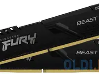 Оперативная память для компьютера kingston fury beast black dimm 32gb ddr4
