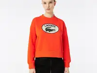 Женская толстовка lacoste из смеси хлопка