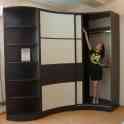Радиусный шкаф-купе