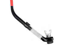 Трубка shark с клапанами sn-09as чёрная akvilon