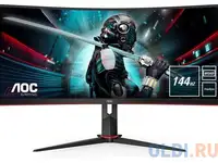 Монитор 34" aoc cu34g2x черный va 3440x1440 300 cd/m^2 1 ms