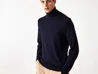 Мусжкой шерстяной свитер lacoste