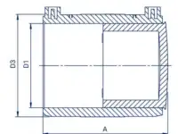 Заглушка электросварная SDR11 D90, фотография 2