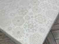 ШШикарная испанская скатерть с серебряным люрексом и тефлоновым покрытием, фотография 2