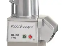 Овощерезка Robot Coupe CL50 Ultra используется на предприятиях общественного питания и торговли для нарезки овощей, фрук