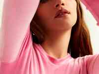 Велюровый розовый боди