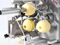 Машина для чистки, нарезания, удаления сердцевины яблок 70-100 кг/час, фотография 3