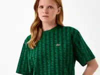 Женская хлопковая футболка lacoste