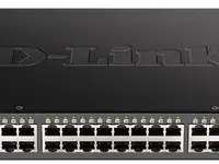 Коммутатор d-link dgs-1250-52xmp/a1a 48g 4sfp+ 48poe+ 370w настраиваемый