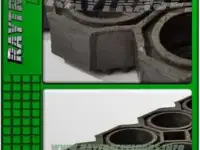 Антискользящий резиновый мат R-RING-001