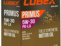 L034-1327-0632 lubex синт. мот.масло primus pg-la 5w-30 sn c2/c3 (3,2л)