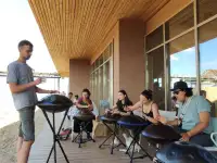 Мастер-классы на праздники по барабанам, хэндпанам хангам, барабанам джембе, шанкобызам варганы, бубнам, глюкофонам, фотография 3