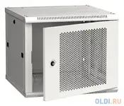 Шкаф монтажный itk linea w (lwr3-09u66-pf) настенный 9u 600x600мм пер.дв.перфор. 2