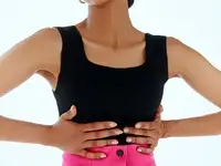 Черный топ в рубчик