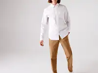 Мужская рубашка lacoste regular fit из хлопкового поплина