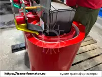 Трансформатор сухой Тсл2000 10 0.4 ip00 dyн-11 al с литой, фотография 2